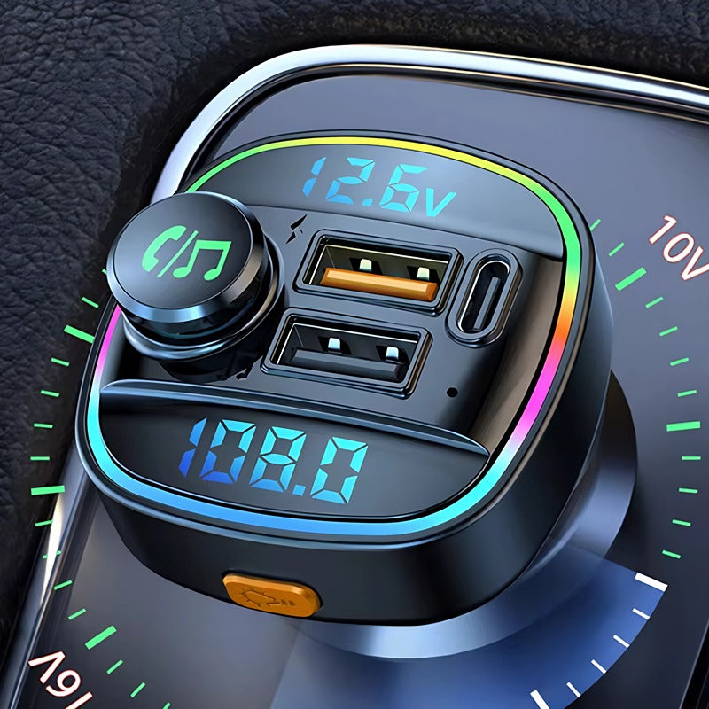 Bluetooth 5.0 FM-Transmitter, Adapter für Auto